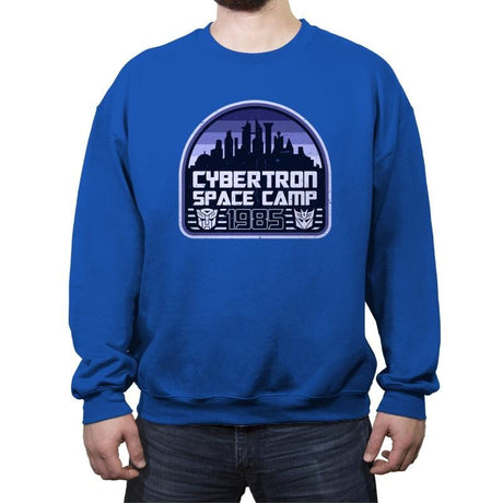 Cybertron Space Camp - Crew Neck Sweatshirt Crew Neck Sweatshirt RIPT Apparel Small / Royal