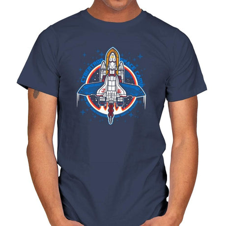 Cybertron Space Camp Exclusive - Mens T-Shirts RIPT Apparel Small / Navy