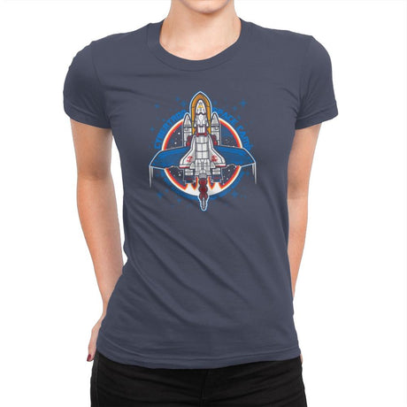 Cybertron Space Camp Exclusive - Womens Premium T-Shirts RIPT Apparel Small / Indigo