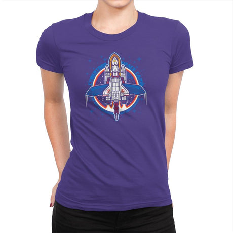 Cybertron Space Camp Exclusive - Womens Premium T-Shirts RIPT Apparel Small / Purple Rush