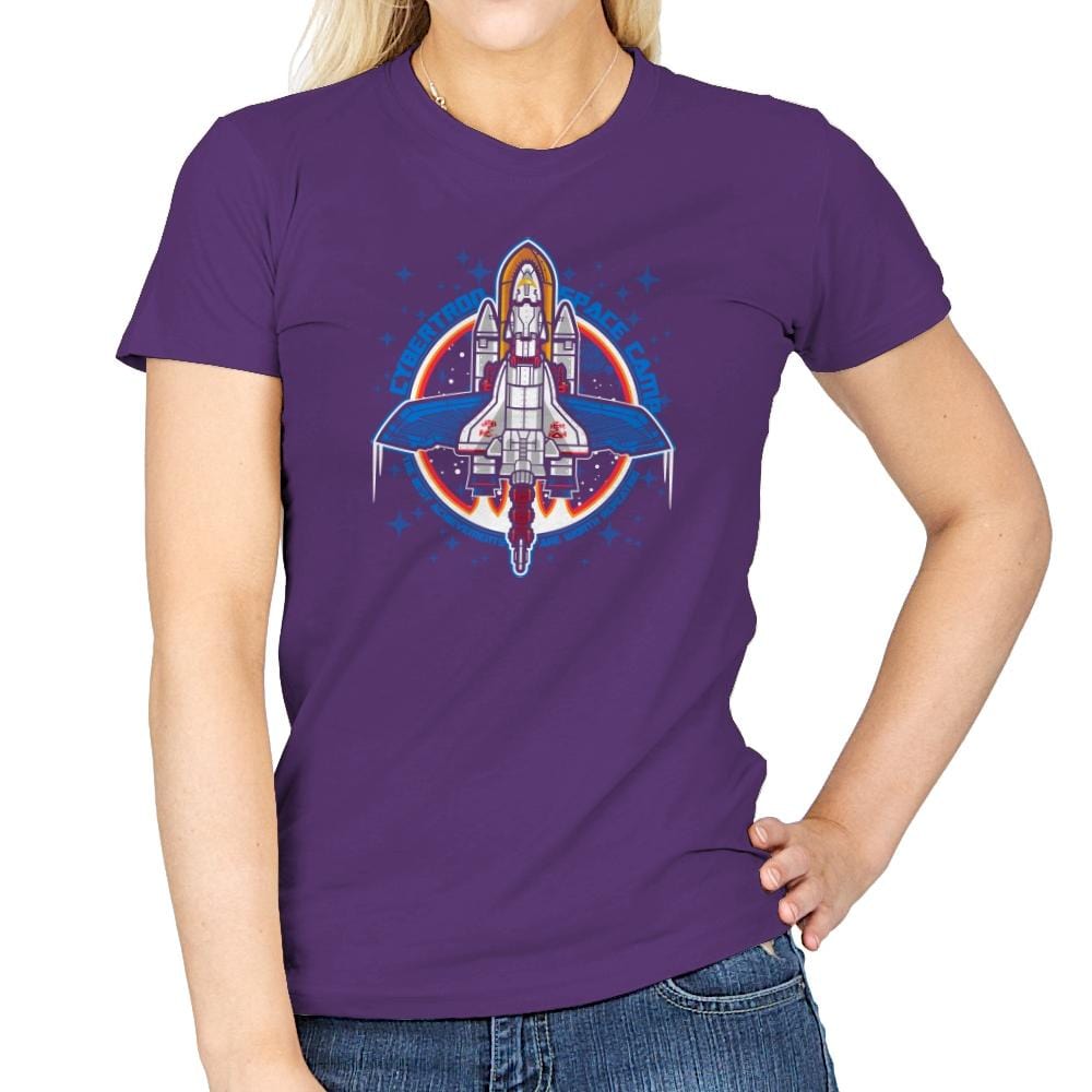 Cybertron Space Camp Exclusive - Womens T-Shirts RIPT Apparel Small / Purple