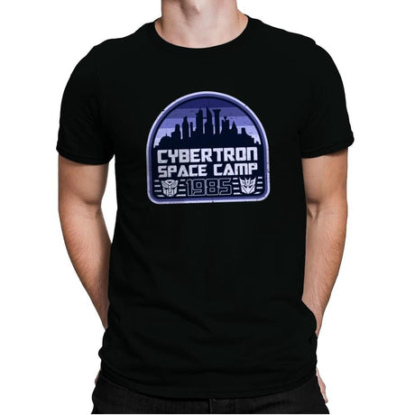 Cybertron Space Camp - Mens Premium T-Shirts RIPT Apparel Small / Black