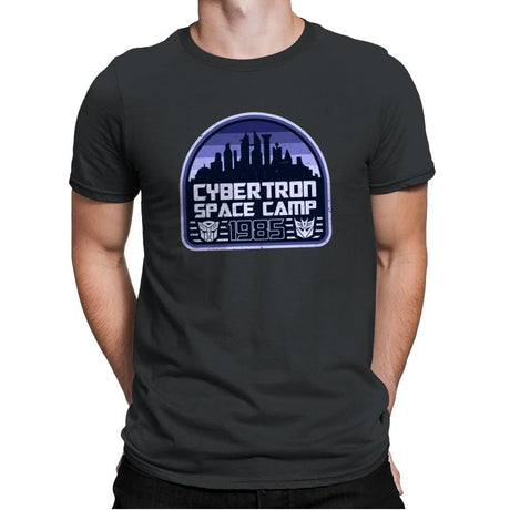 Cybertron Space Camp - Mens Premium T-Shirts RIPT Apparel Small / Heavy Metal