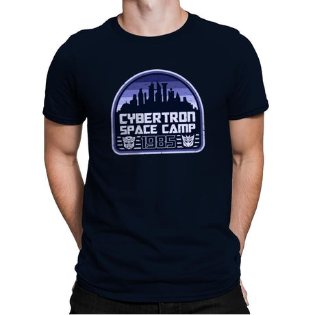 Cybertron Space Camp - Mens Premium T-Shirts RIPT Apparel Small / Midnight Navy