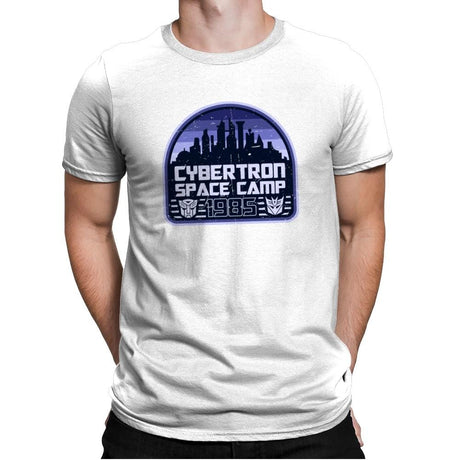 Cybertron Space Camp - Mens Premium T-Shirts RIPT Apparel Small / White