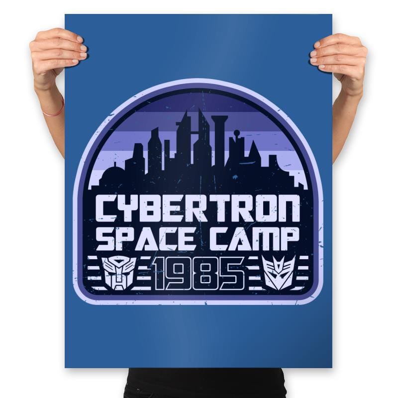 Cybertron Space Camp - Prints Posters RIPT Apparel 18x24 / Royal