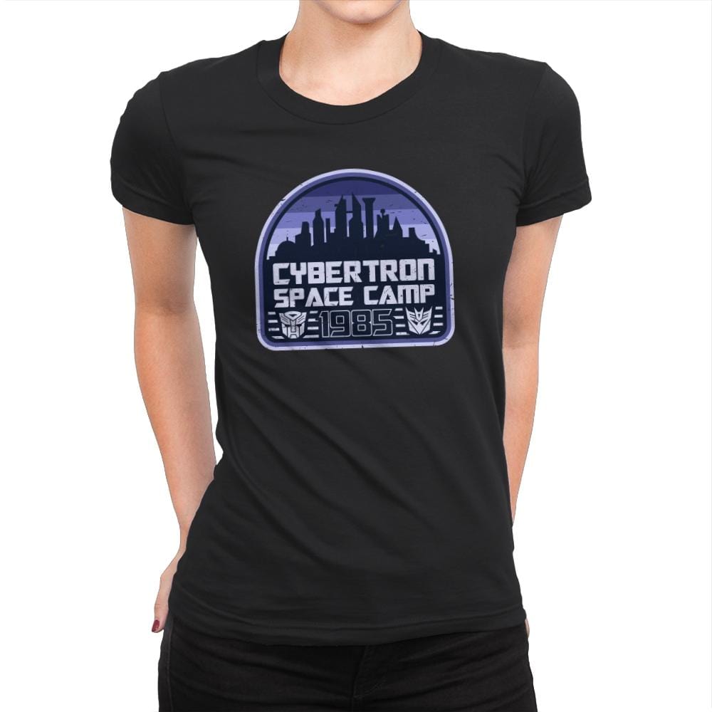 Cybertron Space Camp - Womens Premium T-Shirts RIPT Apparel Small / Black