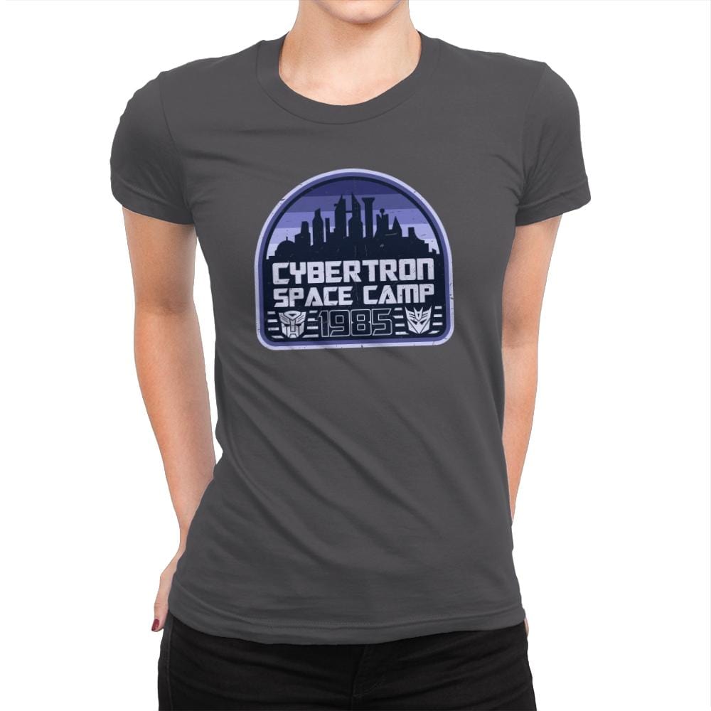 Cybertron Space Camp - Womens Premium T-Shirts RIPT Apparel Small / Heavy Metal
