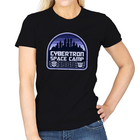 Cybertron Space Camp - Womens T-Shirts RIPT Apparel Small / Black