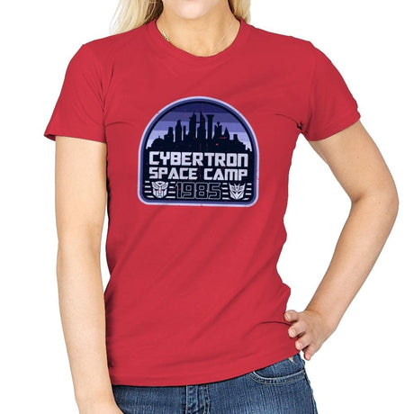 Cybertron Space Camp - Womens T-Shirts RIPT Apparel Small / Red