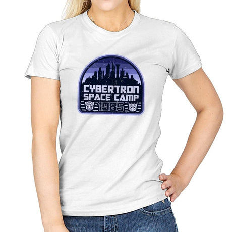 Cybertron Space Camp - Womens T-Shirts RIPT Apparel Small / White