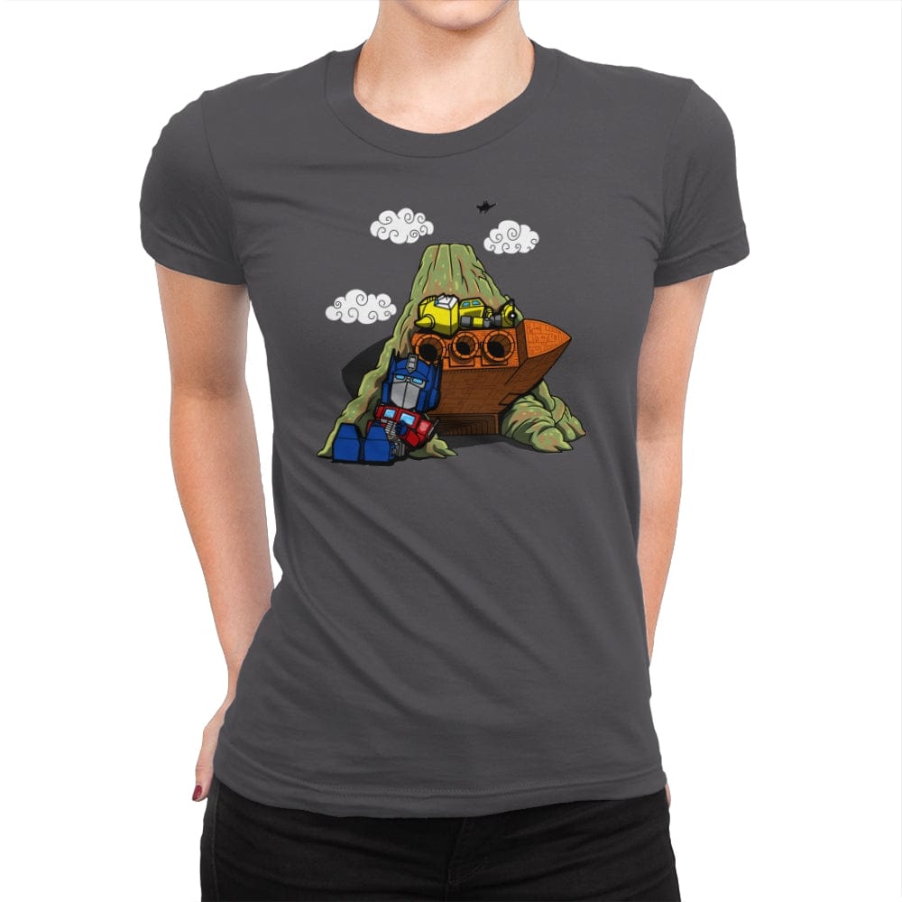 Cybertronian Nuts - Womens Premium T-Shirts RIPT Apparel Small / Heavy Metal