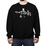 Cyborg Fiction - Crew Neck Sweatshirt Crew Neck Sweatshirt RIPT Apparel