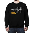 Cyborg Fiction - Crew Neck Sweatshirt Crew Neck Sweatshirt RIPT Apparel Small / Black
