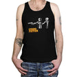 Cyborg Fiction - Tanktop Tanktop RIPT Apparel X-Small / Black