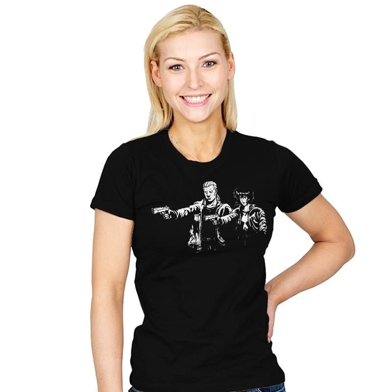 Cyborg Fiction - Womens T-Shirts RIPT Apparel Small / Black