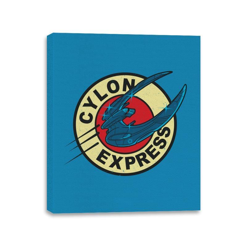 Cylon Express - Canvas Wraps Canvas Wraps RIPT Apparel 11x14 / Sapphire