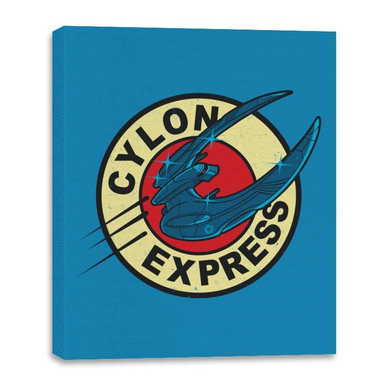 Cylon Express - Canvas Wraps Canvas Wraps RIPT Apparel 16x20 / Sapphire