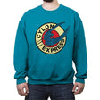 Cylon Express - Crew Neck Sweatshirt Crew Neck Sweatshirt RIPT Apparel Small / Antique Sapphire