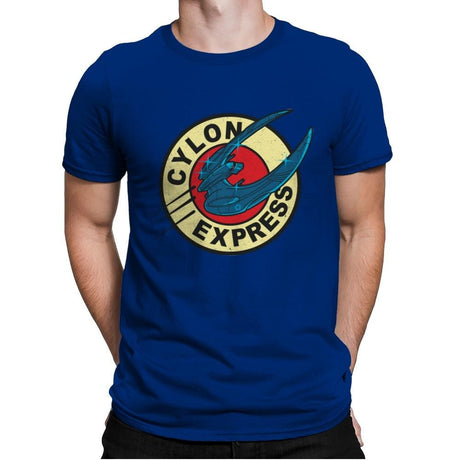 Cylon Express - Mens Premium T-Shirts RIPT Apparel Small / Royal