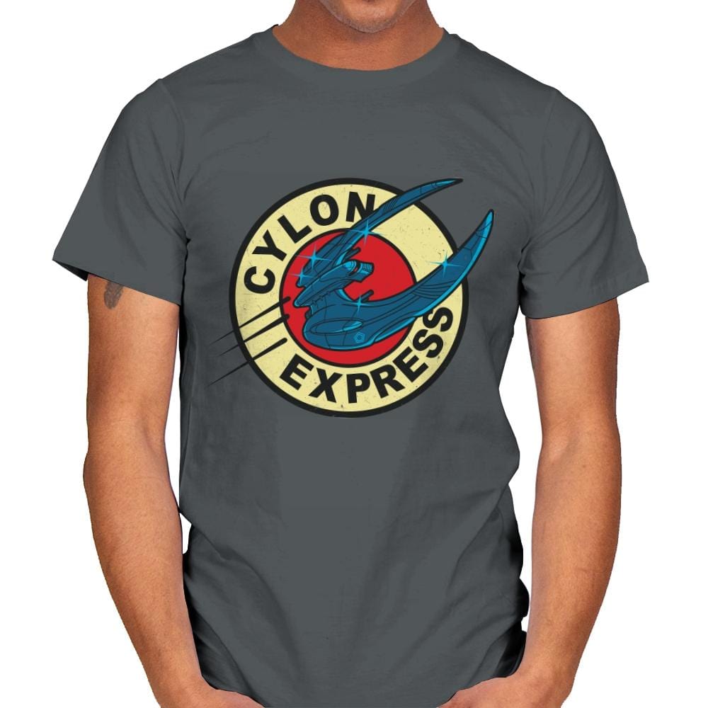 Cylon Express - Mens T-Shirts RIPT Apparel Small / Charcoal