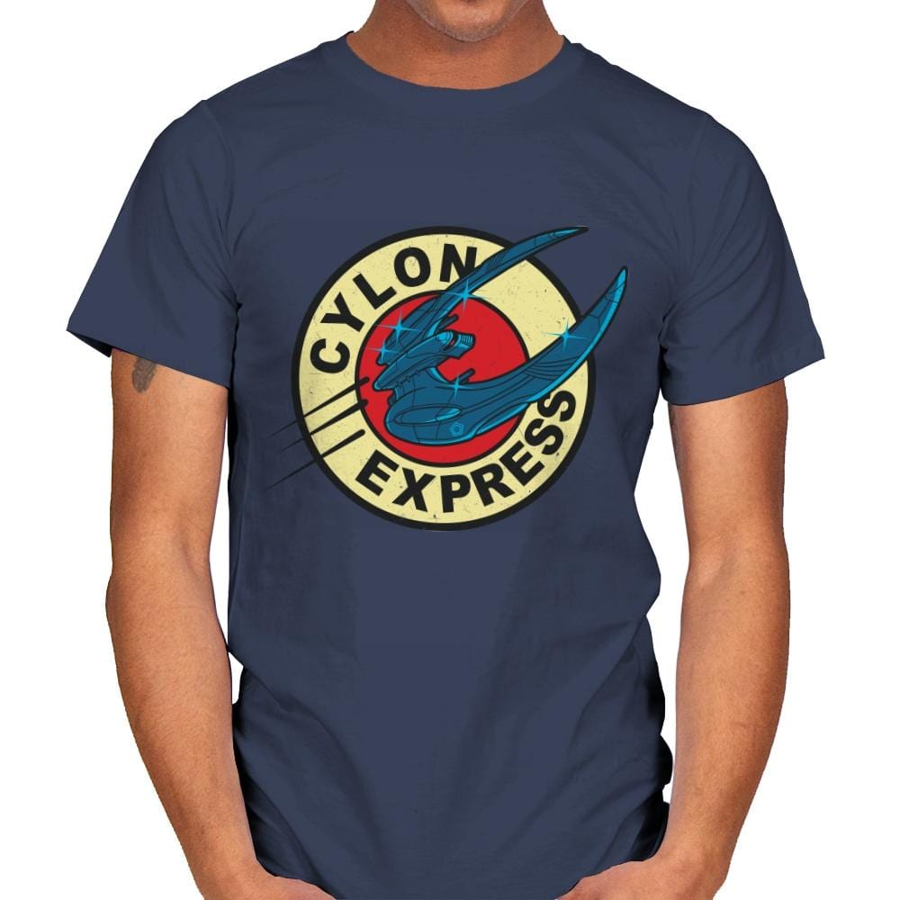 Cylon Express - Mens T-Shirts RIPT Apparel Small / Navy
