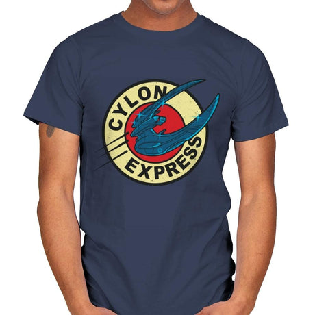 Cylon Express - Mens T-Shirts RIPT Apparel Small / Navy
