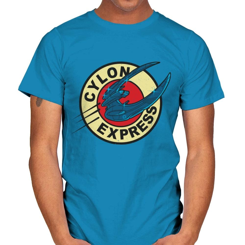 Cylon Express - Mens T-Shirts RIPT Apparel Small / Sapphire