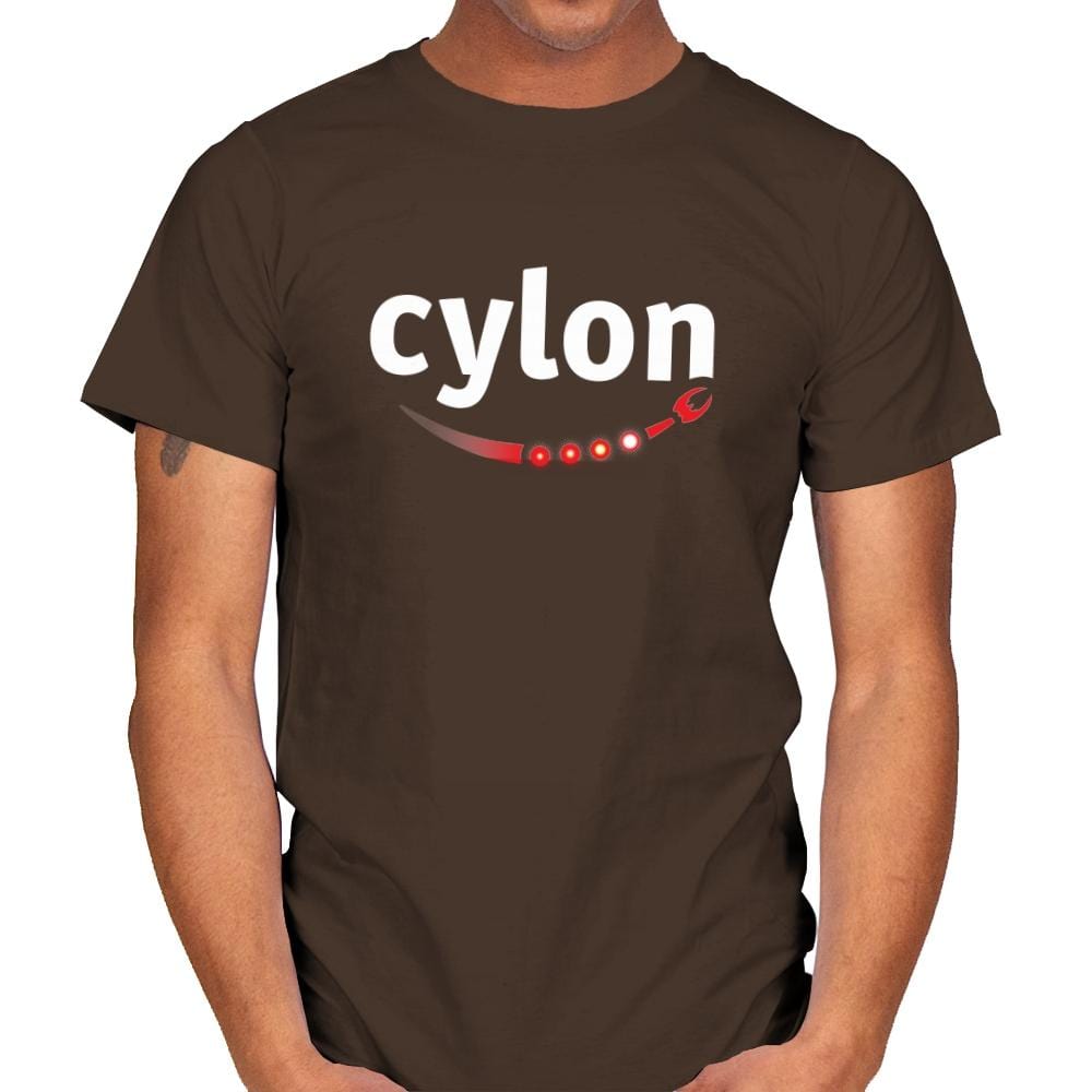 Cylon - Mens T-Shirts RIPT Apparel Small / Dark Chocolate