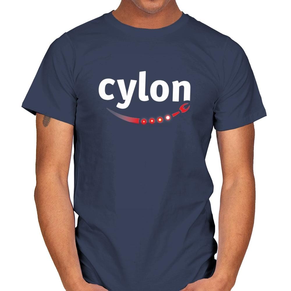 Cylon - Mens T-Shirts RIPT Apparel Small / Navy