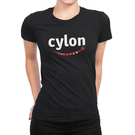 Cylon - Womens Premium T-Shirts RIPT Apparel Small / Black