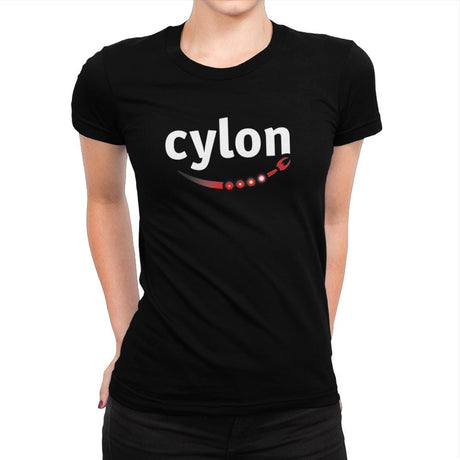 Cylon - Womens Premium T-Shirts RIPT Apparel Small / Indigo