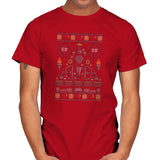 D-20 Sweater - Ugly Holiday - Mens T-Shirts RIPT Apparel Small / Red