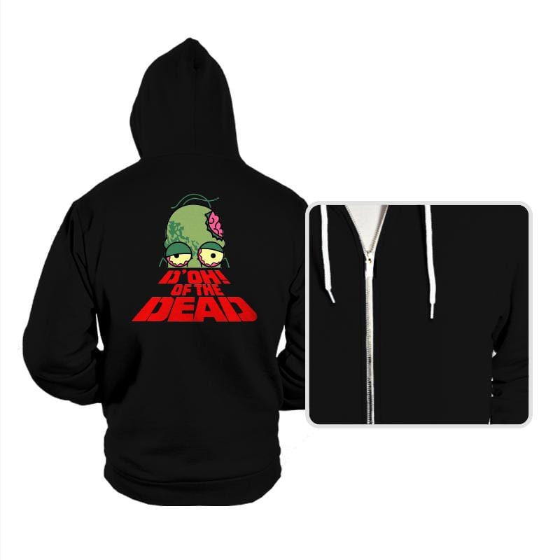 D'oh of the Dead - Hoodies Hoodies RIPT Apparel Small / Black