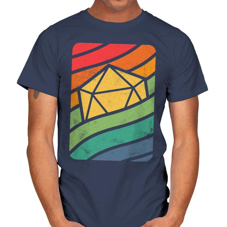 d20 Wave - Mens T-Shirts RIPT Apparel Small / Navy