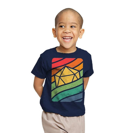 d20 Wave - Youth T-Shirts RIPT Apparel X-small / Navy