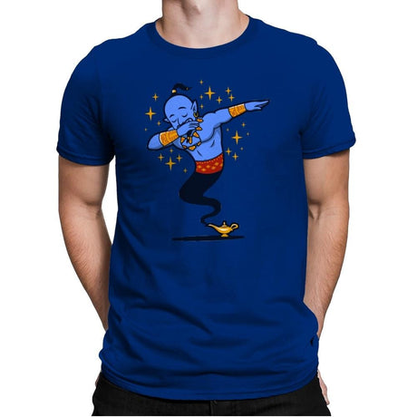 Dabbing Genie, Genie - Mens Premium T-Shirts RIPT Apparel Small / Royal