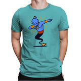 Dabbing Genie, Genie - Mens Premium T-Shirts RIPT Apparel Small / Tahiti Blue