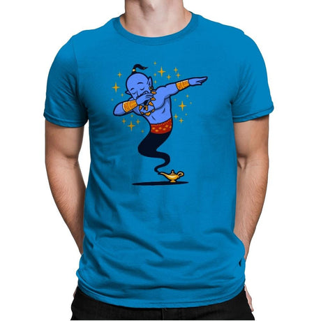 Dabbing Genie, Genie - Mens Premium T-Shirts RIPT Apparel Small / Turqouise