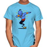 Dabbing Genie, Genie - Mens T-Shirts RIPT Apparel Small / Sky