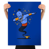 Dabbing Genie, Genie - Prints Posters RIPT Apparel 18x24 / Royal