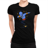 Dabbing Genie, Genie - Womens Premium T-Shirts RIPT Apparel Small / Indigo