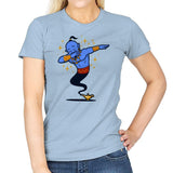 Dabbing Genie, Genie - Womens T-Shirts RIPT Apparel Small / Light Blue