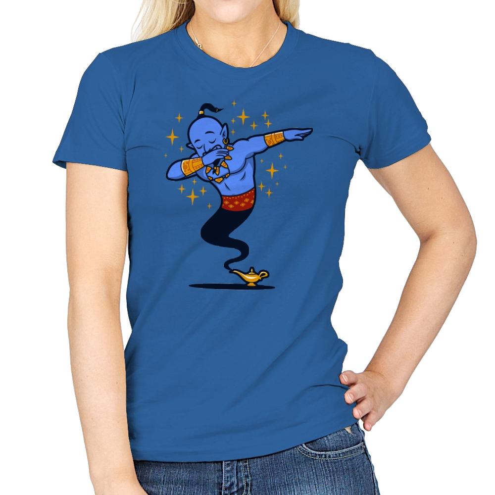 Dabbing Genie, Genie - Womens T-Shirts RIPT Apparel Small / Royal