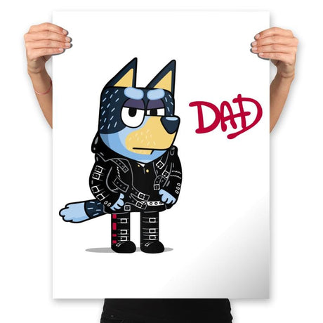 Dad Album! - Prints Posters RIPT Apparel 18x24 / White