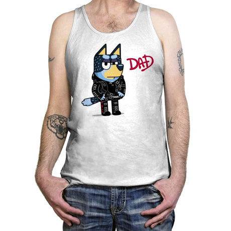 Dad Album! - Tanktop Tanktop RIPT Apparel X-Small / White