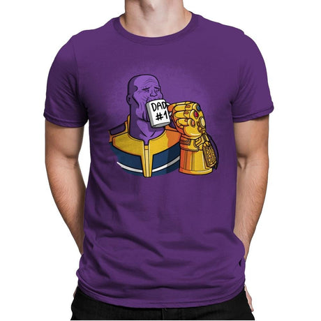 DAD Number 1 - Raffitees - Mens Premium T-Shirts RIPT Apparel Small / Purple Rush