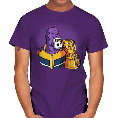 DAD Number 1 - Raffitees - Mens T-Shirts RIPT Apparel Small / Purple