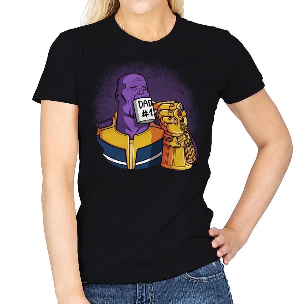 DAD Number 1 - Raffitees - Womens T-Shirts RIPT Apparel Small / Black