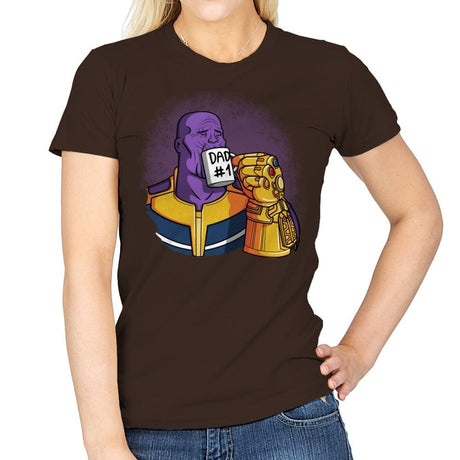 DAD Number 1 - Raffitees - Womens T-Shirts RIPT Apparel Small / Dark Chocolate
